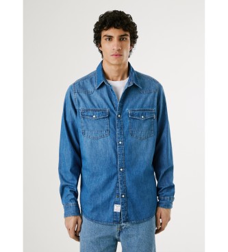 Pepe Jeans Regular Skjorta bl