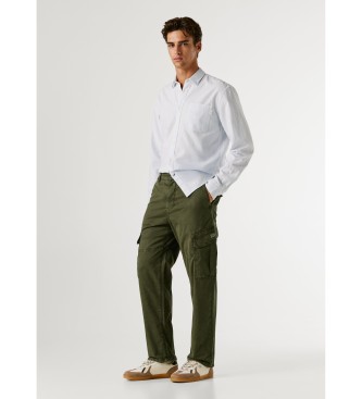 Pepe Jeans Cal�as utilit�rias regulares verde