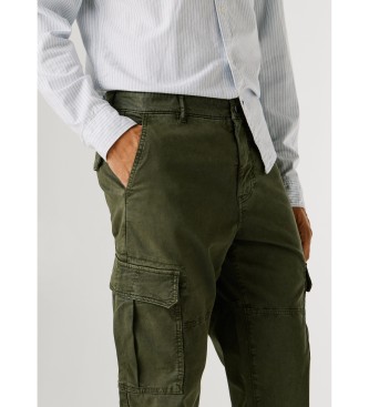 Pepe Jeans Cal�as utilit�rias regulares verde