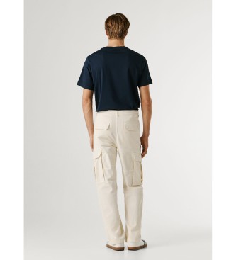 Pepe Jeans Cal�as utilit�rias regulares em branco