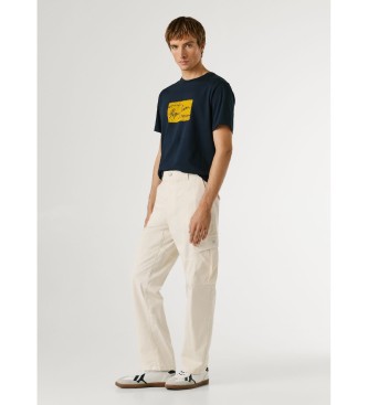 Pepe Jeans Cal�as utilit�rias regulares em branco