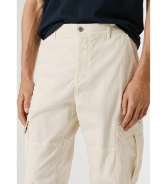 Pepe Jeans Cal�as utilit�rias regulares em branco