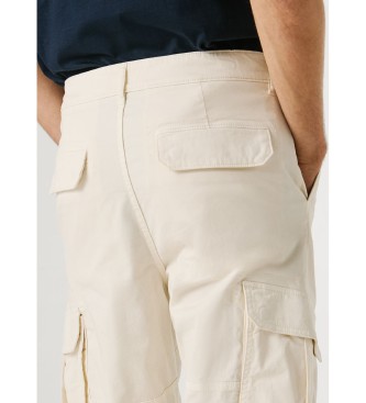 Pepe Jeans Cal�as utilit�rias regulares em branco