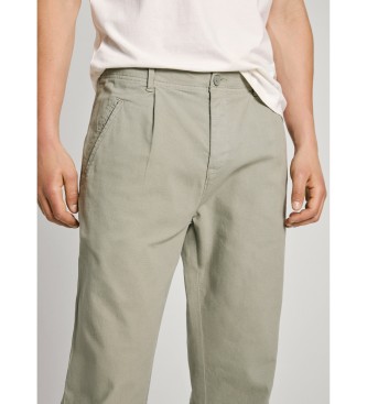 Pepe Jeans Relaxed Comfort Trousers green