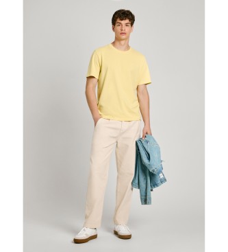 Pepe Jeans Pantaln Relaxed Comfort Blanco Crudo