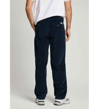 Pepe Jeans Pantalon chino dcontract en velours ctel marine