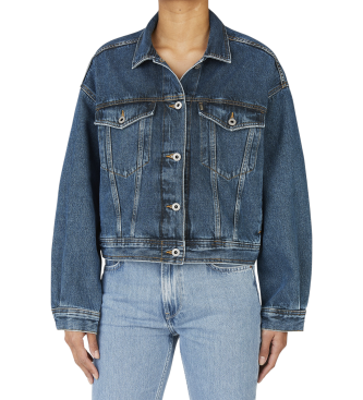 Pepe Jeans Relaxed jack blauw