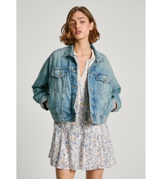 Pepe Jeans Entspannte Jacke blau