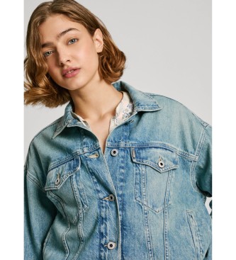 Pepe Jeans Entspannte Jacke blau