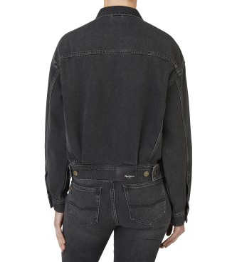 Pepe Jeans Zrelaksowana kurtka w kolorze czarnym