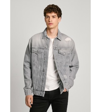 Pepe Jeans Entspannte Jacke grau