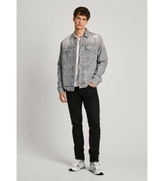 Pepe Jeans Entspannte Jacke grau