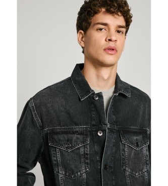 Pepe Jeans Relaxed jack zwart