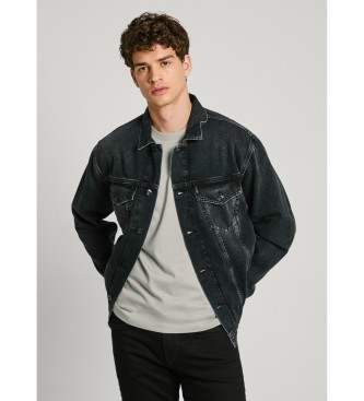 Pepe Jeans Relaxed jack zwart