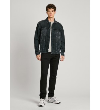 Pepe Jeans Relaxed jack zwart