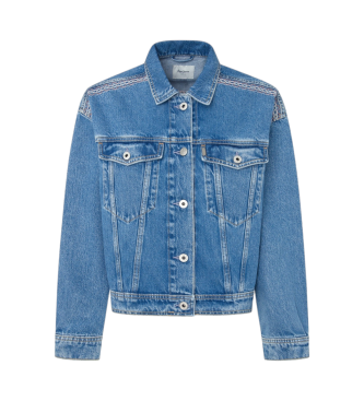 Pepe Jeans Kurtka Relaxed Craft w kolorze niebieskim