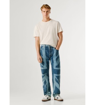 Pepe Jeans Jeansy Relaxed Bexley Iconic Union w kolorze niebieskim