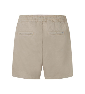 Pepe Jeans Relaxed Smart beige Bermuda shorts