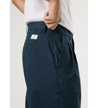 Pepe Jeans Entspannte Popeline-Hose navy