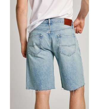 Pepe Jeans Korte Relaxed Destroy blauw