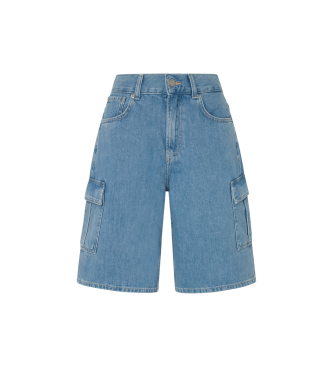 Pepe Jeans Pantaloncini blu rilassati da lavoratore