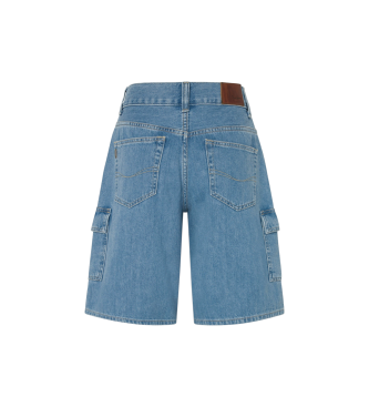 Pepe Jeans Pantaloncini blu rilassati da lavoratore