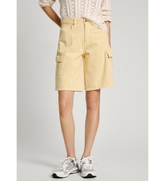 Pepe Jeans Short Relaxed Hw Worker Clr yellow