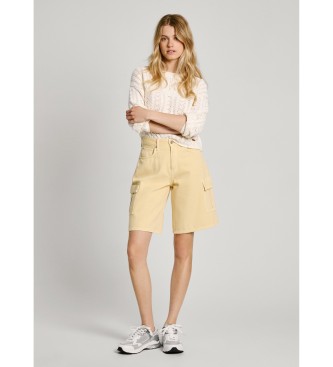 Pepe Jeans Short Relaxed Hw Worker Clr yellow