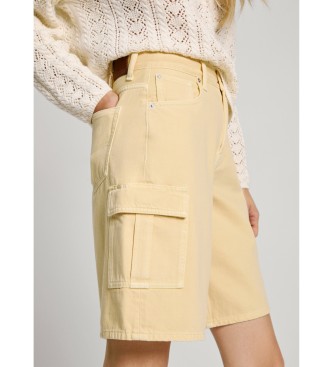 Pepe Jeans Short Relaxed Hw Worker Clr giallo