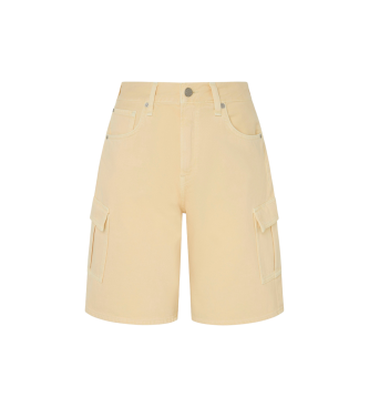 Pepe Jeans Short Relaxed Hw Worker Clr giallo