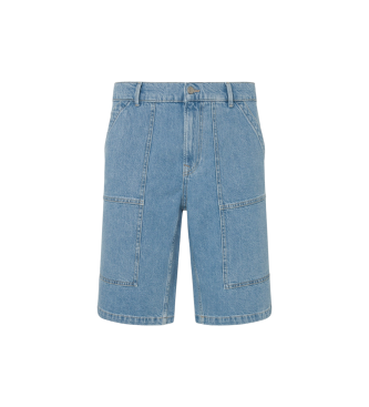 Pepe Jeans Korte Relaxed Utility blauw