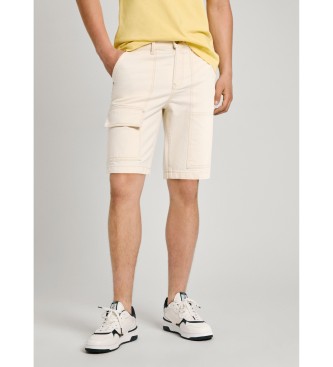 Pepe Jeans Pantaloncini Utility rilassati Colore bianco