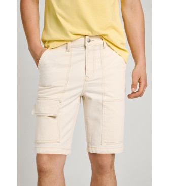 Pepe Jeans Short Relaxed Utility Cor branca