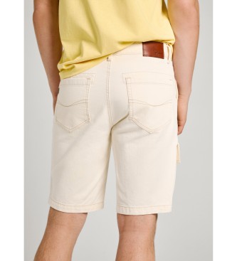 Pepe Jeans Short Relaxed Utility Cor branca