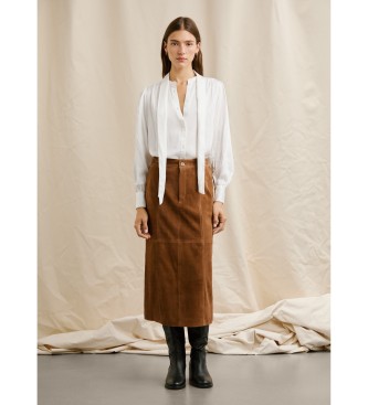 Pepe Jeans Saia Rina castanha