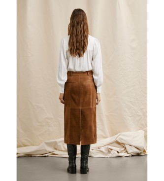 Pepe Jeans Saia Rina castanha