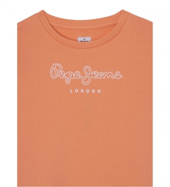 Pepe Jeans Bluza różowo-pomarańczowa