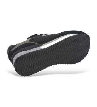 Pepe Jeans Rusper Glam Leder Sneakers schwarz