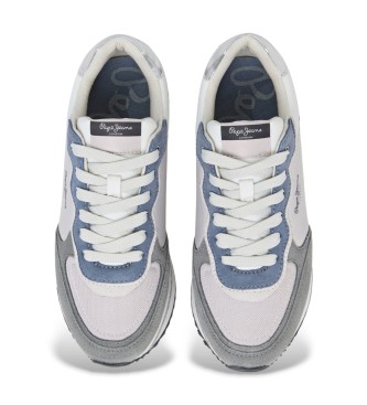 Pepe Jeans Rusper Glitter Leather Sneakers blue
