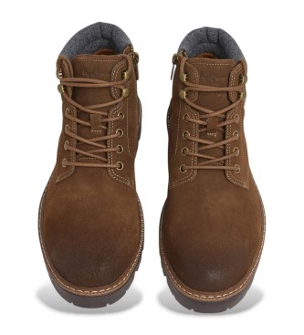 Pepe Jeans Ryan Earth leather ankle boots 