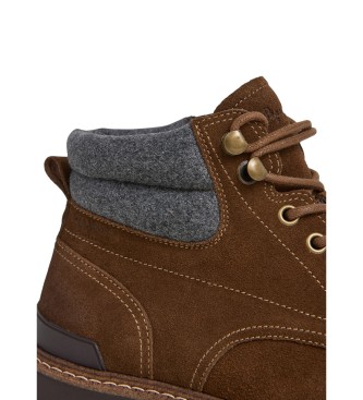 Pepe Jeans Ryan Earth leather ankle boots 