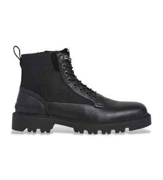 Pepe Jeans Ryan Mix leather ankle boots 