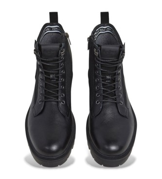 Pepe Jeans Ryan Mix leather ankle boots 