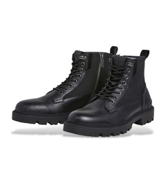 Pepe Jeans Ryan Mix leather ankle boots 
