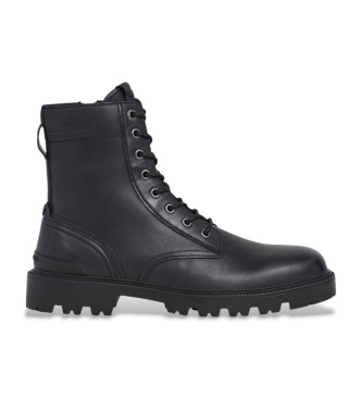 Pepe Jeans Botas de Piel Ryan Top negro