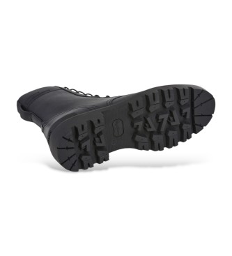 Pepe Jeans Botas de Piel Ryan Top negro