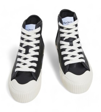 Pepe Jeans Samoi Sapatos de couro Half preto