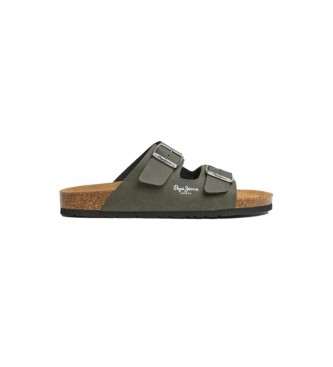 Pepe Jeans Sandali anatomici Double Chicago verde