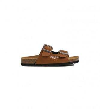 Pepe Jeans Anatomical Sandals Double Kansas brown