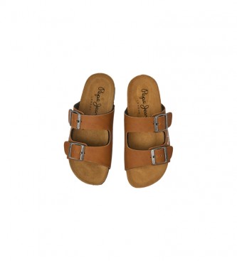Pepe Jeans Anatomical Sandals Double Kansas brown